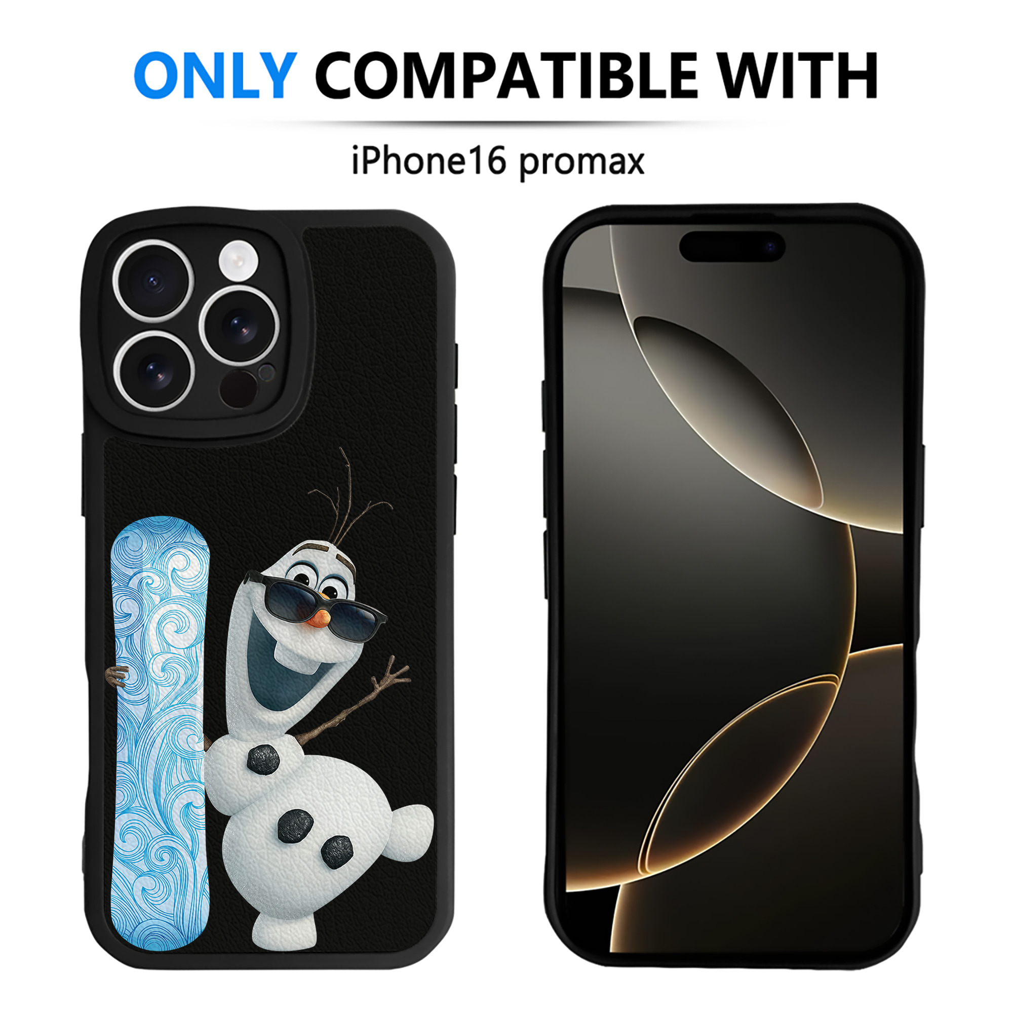 （画像用） アナと雪の女王 アンナ エルサ Frozen Anna Elsa 【iPhone 16シリーズ対応】シリコンスマホケース（レザー調） 材質：シリコン
